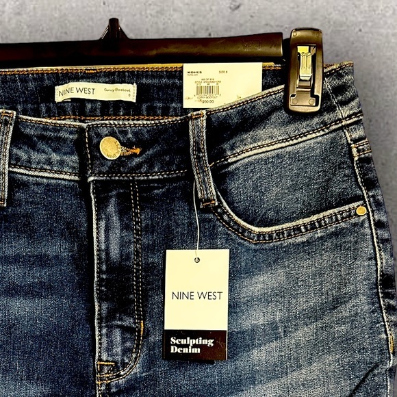 *NWT* Women's Nine West Curvy High Rise Sculpting Bootcut Jeans Size 8 - Picture 5 of 8